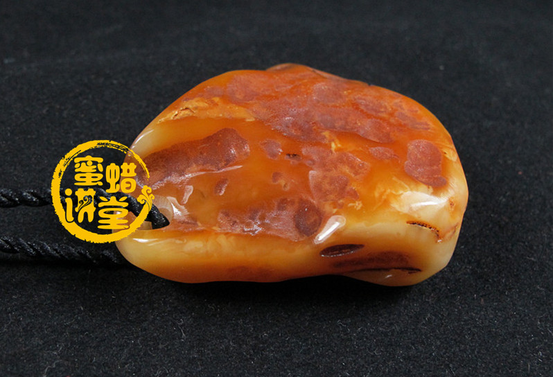 蜜蜡原石真假对照图