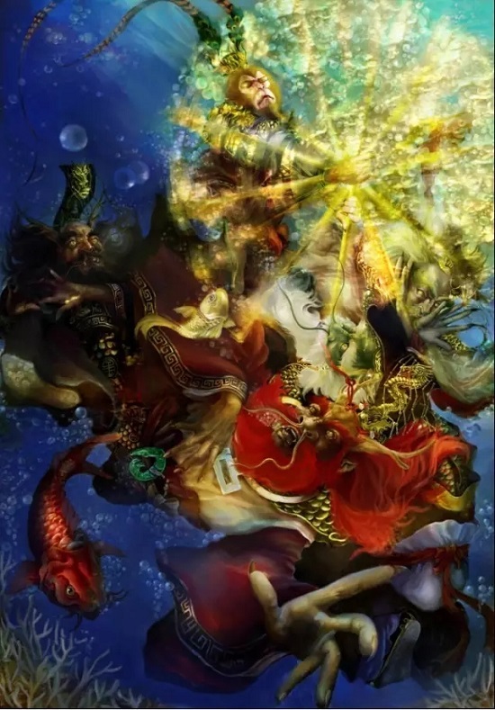 令人震撼的《西游记》绝美插画之张墨一篇 令人震撼的《西游记》绝美插画之张墨一篇 文玩天下 第3张 令人震撼的《西游记》绝美插画之张墨一篇 文玩天下 第3张