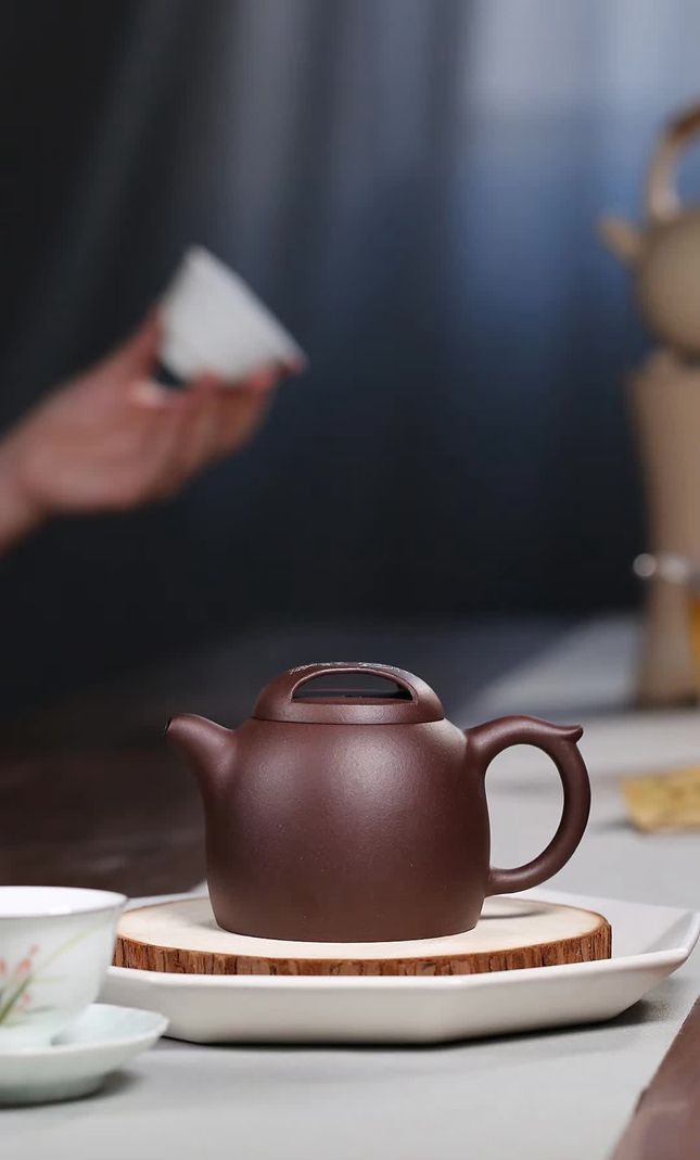 紫砂壶欣赏:260cc戚志君(实力派名家) 原矿陈腐紫泥 文玩天下 第1张 紫砂壶欣赏:260cc戚志君(实力派名家) 原矿陈腐紫泥 文玩天下 第1张