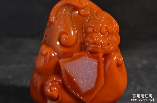 看图赏析极品南红貔貅瑞兽雕件 看图赏析极品南红貔貅瑞兽雕件