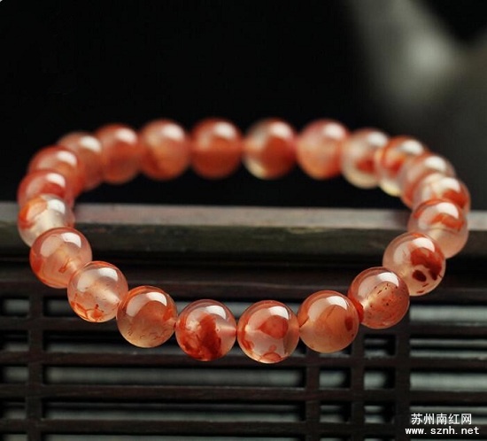 精美南红玛瑙冰飘手串欣赏(多图)